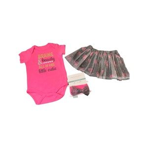 Baby Girls Onesie and Tutu Skirt